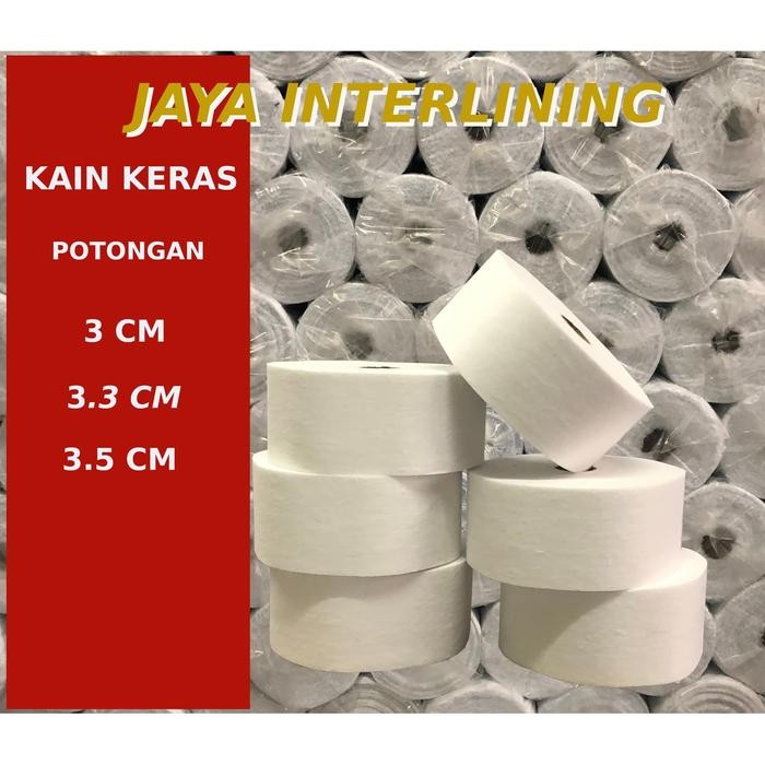 GGAF Kain Keras Gorden Interlining Semprot Lem Potongan