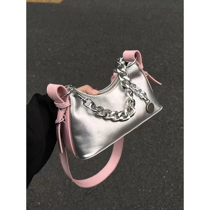 Georgia Y2K Koreaj Double Strap Shoulder Bag