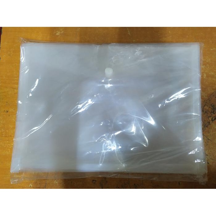 

1YFS Map Plastik Kancing Rr Economy Folio Warna: Putih Bening