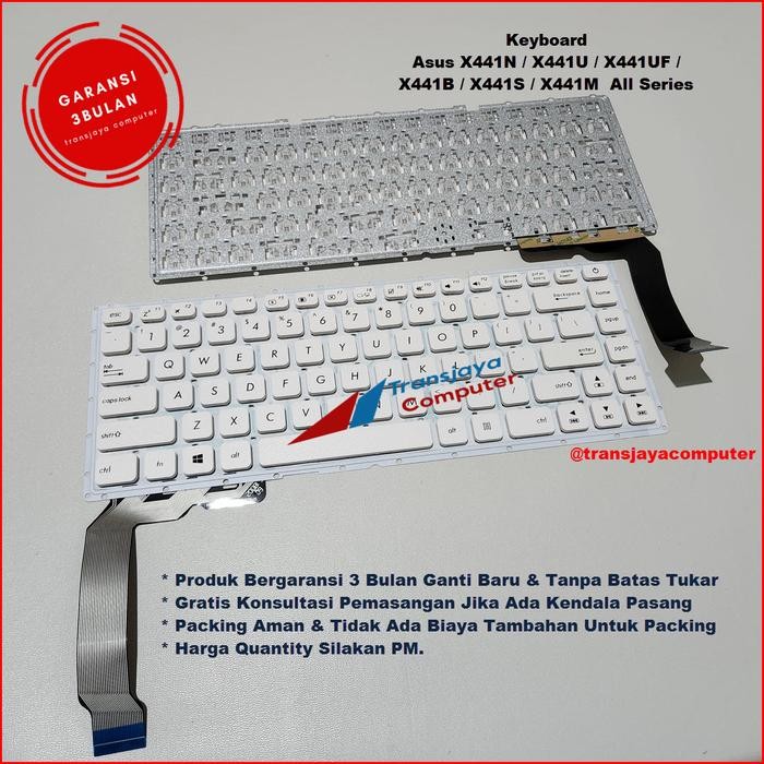 Keyboard Asus X441 X441S X441U X441N X441NA X441N X441NC X441UA Putih