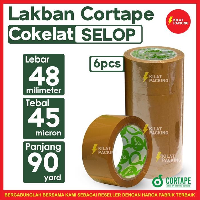 

ID LAKBAN CORTAPE COKLAT 48 MM X 90 YARD 1 SELOP
