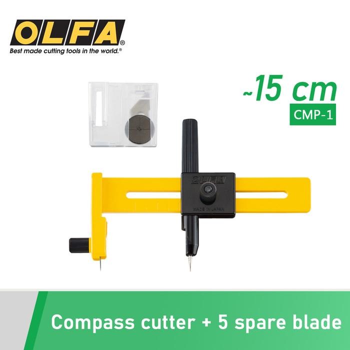 

ID CIRCLE CUTTER MEMOTONG LINGKARAN 1CM ~ 15CM CMP-1 OLFA JAPAN