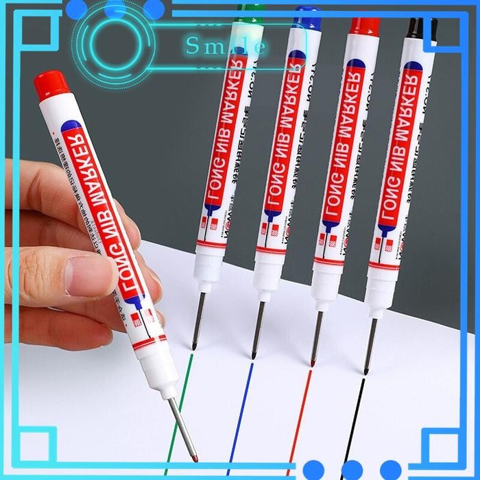 

ID 10PCS LONG HEAD MARKER ANTI AIR LONG NIB MARKER KEPALA PANJANG 20MM
