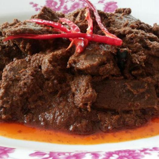 

rendang daging sapi asli padang frozen halal praktis stok terbatas