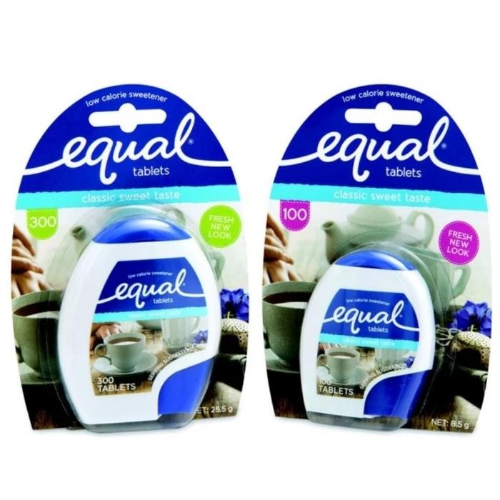 

equal zero calorie sweetener 300 tabs - pengganti gula stok terbatas