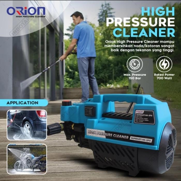 Mesin stam Orion SuperJeat 100S PX dengan pengatur tekanan air steam