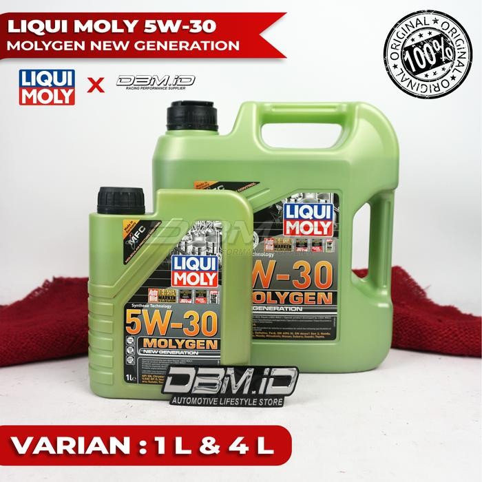 LIQUI MOLY MOLYGEN 5W30 5W-30 OLI MOBIL MOTOR Bensin Diesel 4L Galon