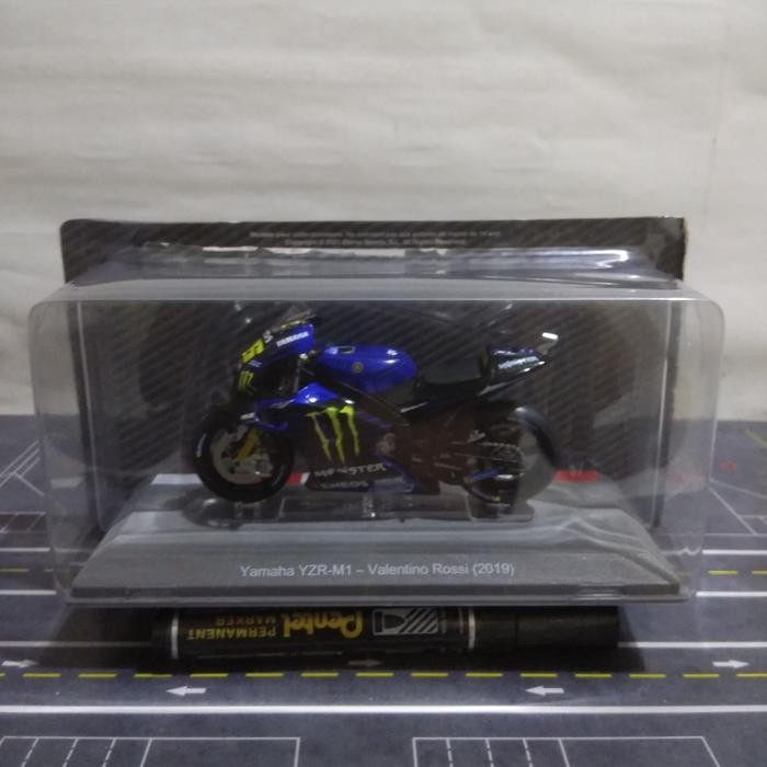 DIECAST MOTOGP YAMAHA YZR-M1 VALENTINO ROSSI (2019) SKALA 18 BY ALTAYA