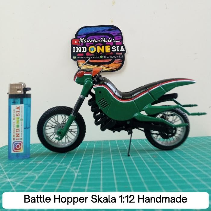 Diecast Miniatur Motor Kamen Rider Fujimi Battle Hopper Black RX 1:12