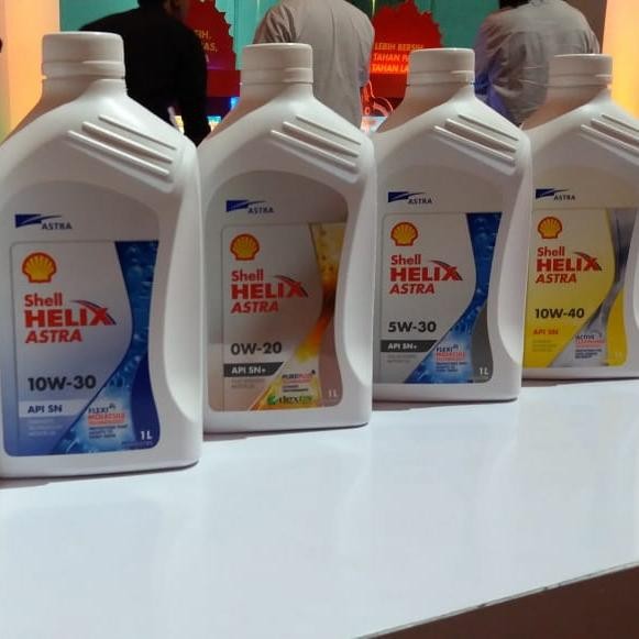 Oli Mobil Shell Helix Astra API SN Sintetis 5W-30 10W-20 0W-20 1lt ori