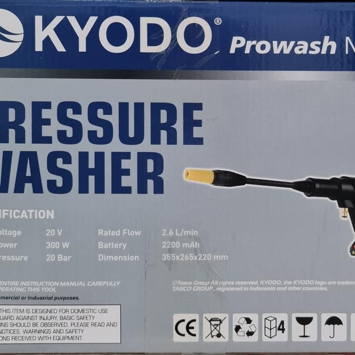 Alat Steam Jet Cleaner Portable KYODO PROWASH NEO Cordless Jet Cleaner