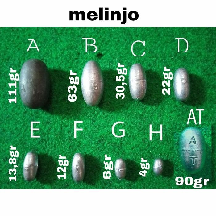 Timah / Timbel / Pemberat Pancing Melinjo Harga Kiloan