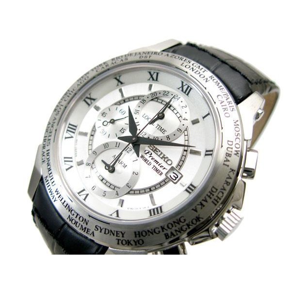 Seiko Premier World Timer SPL011