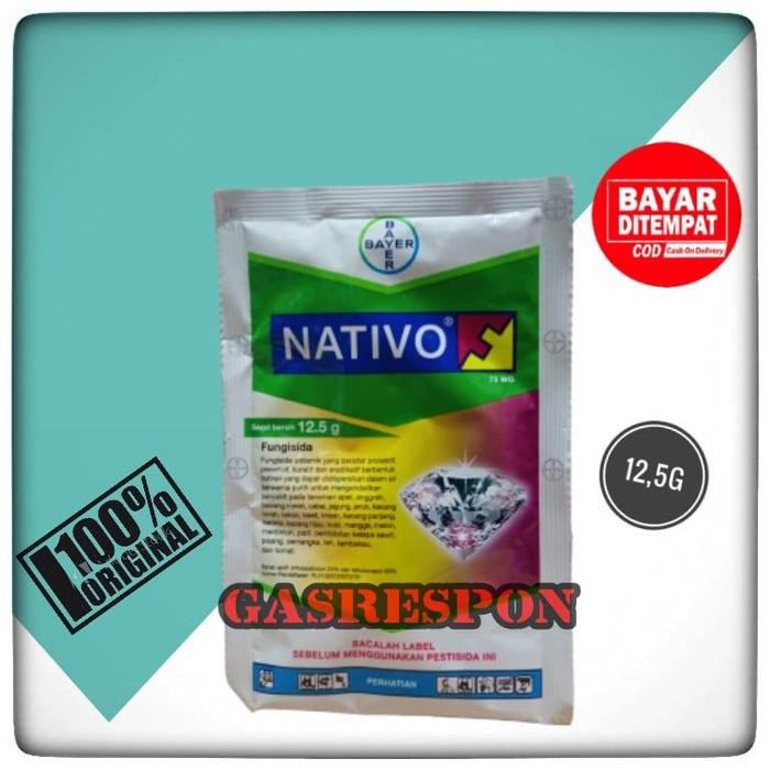 PJ Fungisida+ZPT Nativo 12.5 gr natifo bayer Bahan aktif: tebukonazol 50 % + trifloksistrobin 25 %
