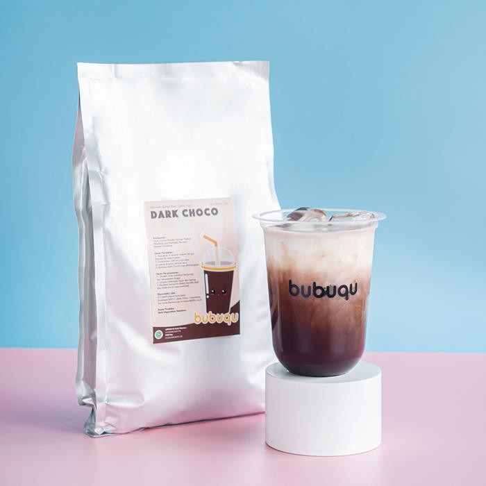 

1Kg Bubuqu Dark Chocolate Powder Drink - Minuman Bubuk Coklat Pahit