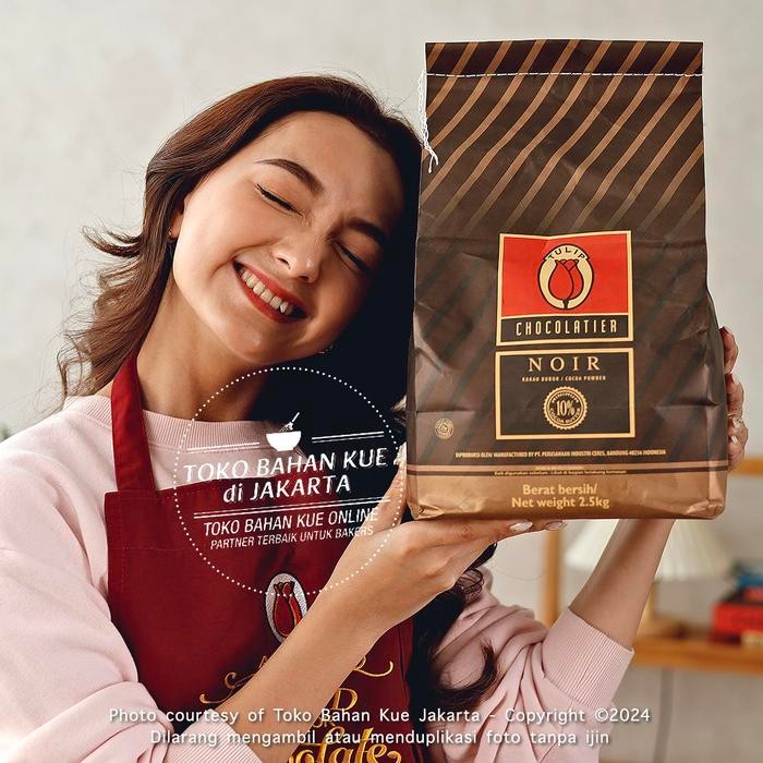 

Tulip Powder Noir 250Gr Pure Cocoa Powder Black Cokelat Bubuk Hitam Murni Tulip Chocolatier Coklat