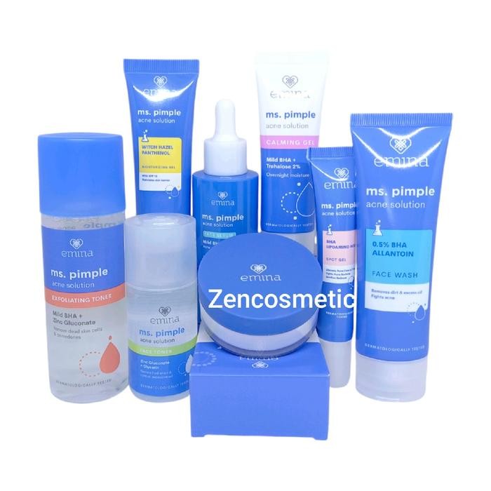Paket Emina Ms Pimple Acne Solutions / Emina Ms Pimple Series / Paket Skincare Remaja / Paket