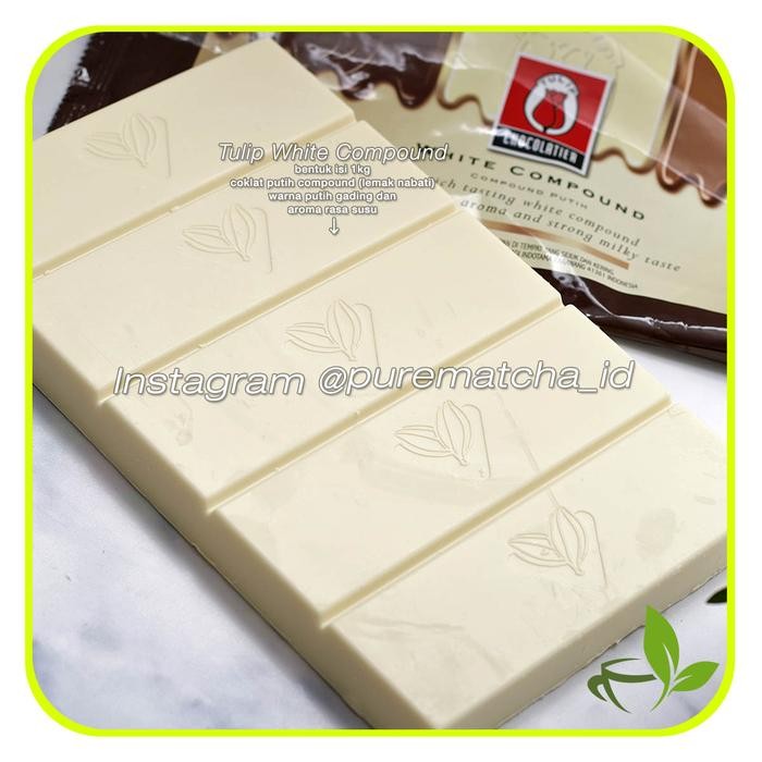 

IGIH- White Chocolate Compound Coklat Tulip Cokelat Putih Gading 200 Gr