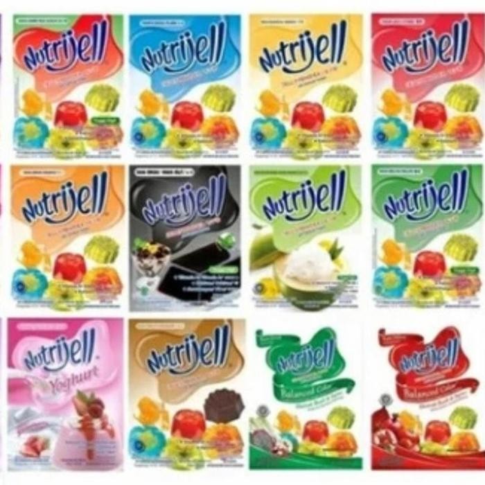 

IGIH- Nutrijell 1Box Isi 12 Pcs Kemasan Ekonomis 5 Gram - 20 Gram Tersedia Dalam Berbagai