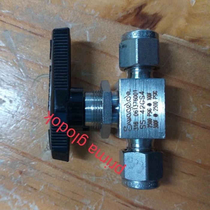 Gercep Ball Valve Swagelok Ss-42Gs4 1/4"/Ball Valve Swagelok 1/4"/ Swagelok Terlariss 