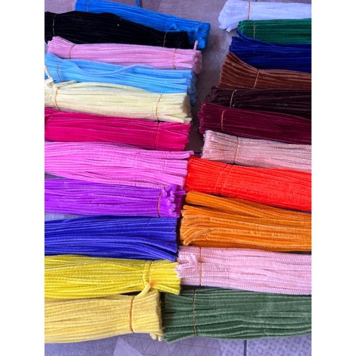 

New KAWAT BULU Bulu mercy tebal gemoy gembul +-50 dan +-100 untuk craft kerajinan bunga buket