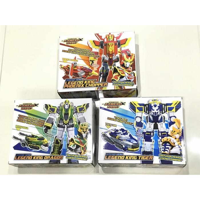Legend Hero Legend King Tiger Dragon Phoenix Chopper Original Robot