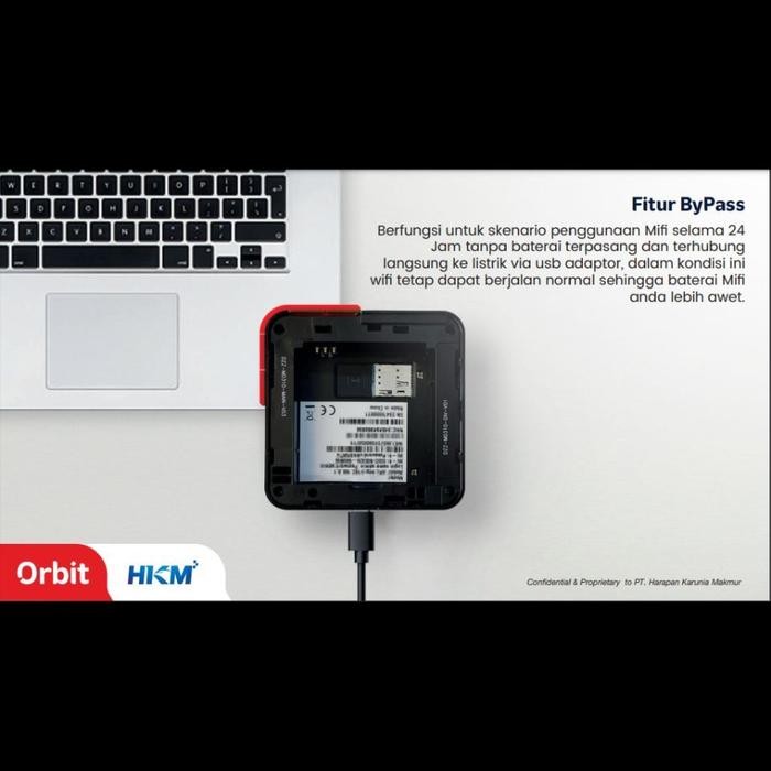 TELKOMSEL ORBIT MIFI N3 ORBIT N3 HKM M23 FREE 15GB 3000MAH 32USER BYPASS ALL OPERATOR