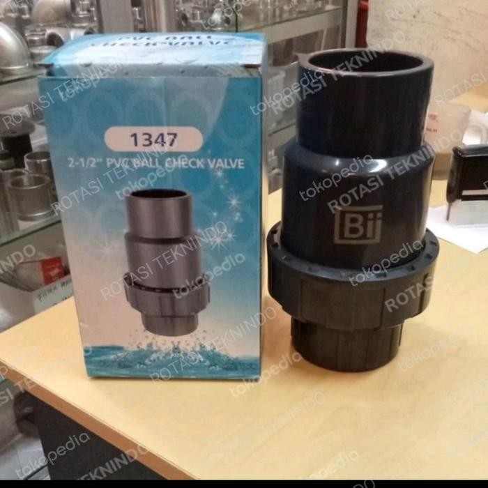 Terhemat Ball Check Valve Pvc 21/2" Unch / True Union Single Watermur Terlariss !!