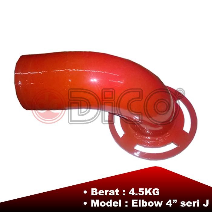 Elbow - Pompa Pasir Dico 4" Seri J