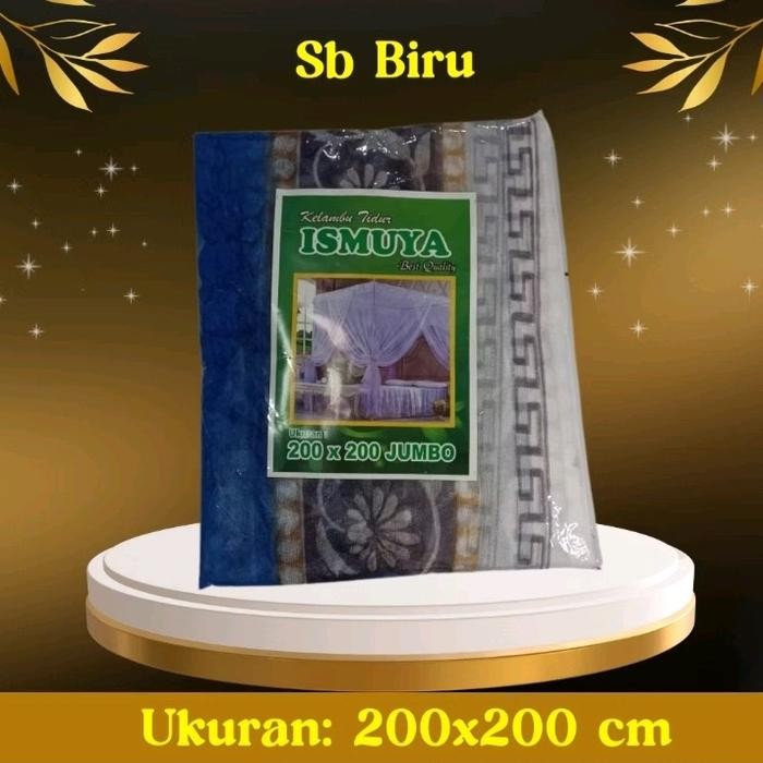 KELAMBU KOTAK GANTUNG MOTIF BUNGA UKURAN SUPER JUMBO 200x200 300x200 cm KELAMBU ANTI NYAMUK