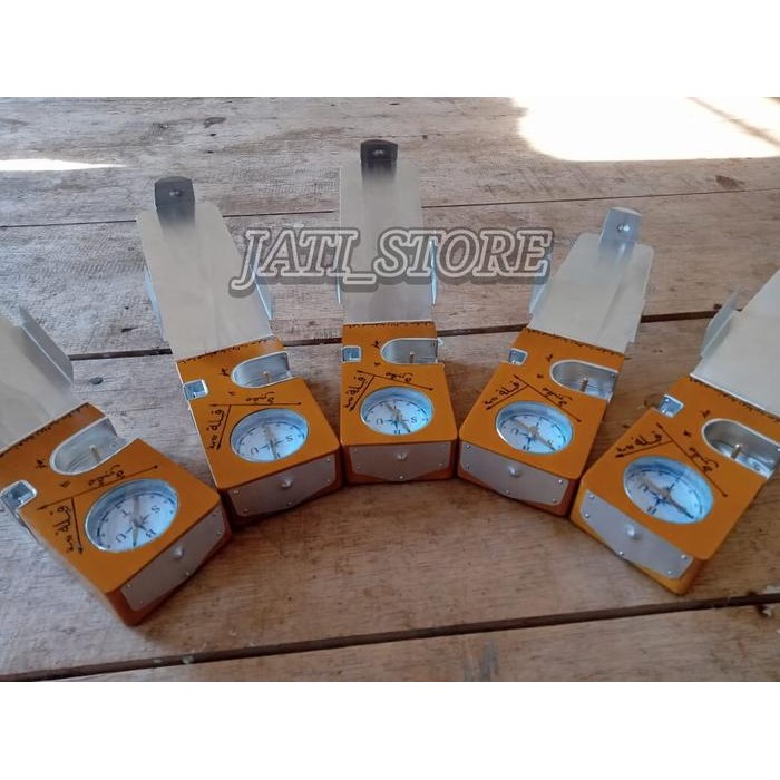 Bebas Ongkir Kompas Arah Kiblat Kayu jati Padom Padoman Mizwalah Mijwalah