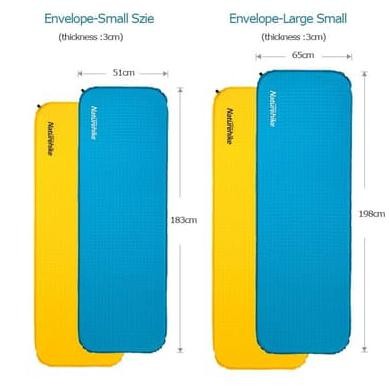 Terbaru MATRAS SELF INFLATE KOTAK NATUREHIKE NH19Q034-D SLEEPING PAD CAMPING