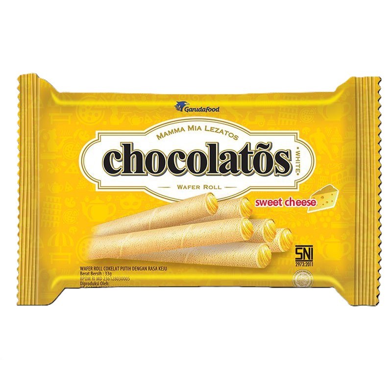 

Chocolatos Mini Wafer Roll Cheese Cake 33G