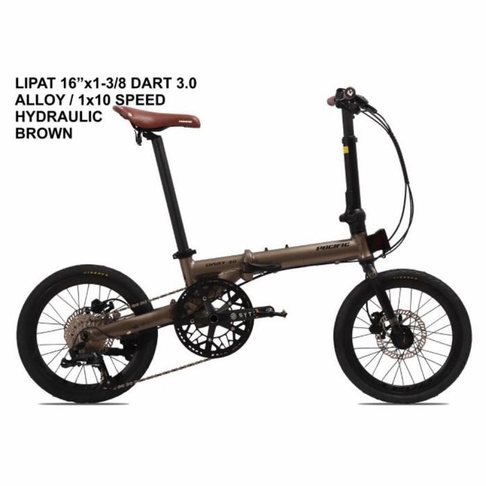 sepeda lipat pacific dart 3.0 16 inch