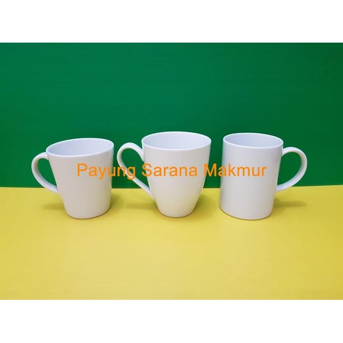 Promo Mug Putih Polos Lusinan - Gelas Keramik Minimalis