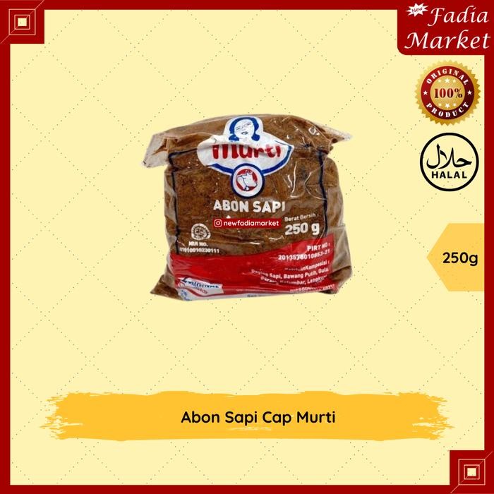 

Baru Abon Sapi Cap Murti 250Gr Original Halal