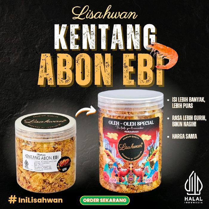 

Baru Kentang Abon Ebi Lisahwan 150G Snack Gurih
