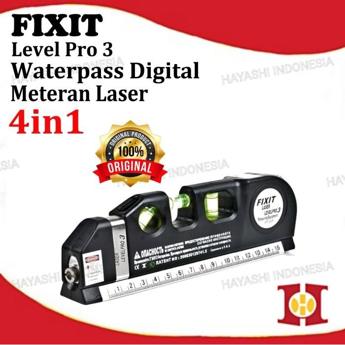 SIAP KIRIM FIXIT LEVEL PRO 3 - PENGGARIS LASER LEVEL & WATERPASS MULTIFUNGSI SHOPEE