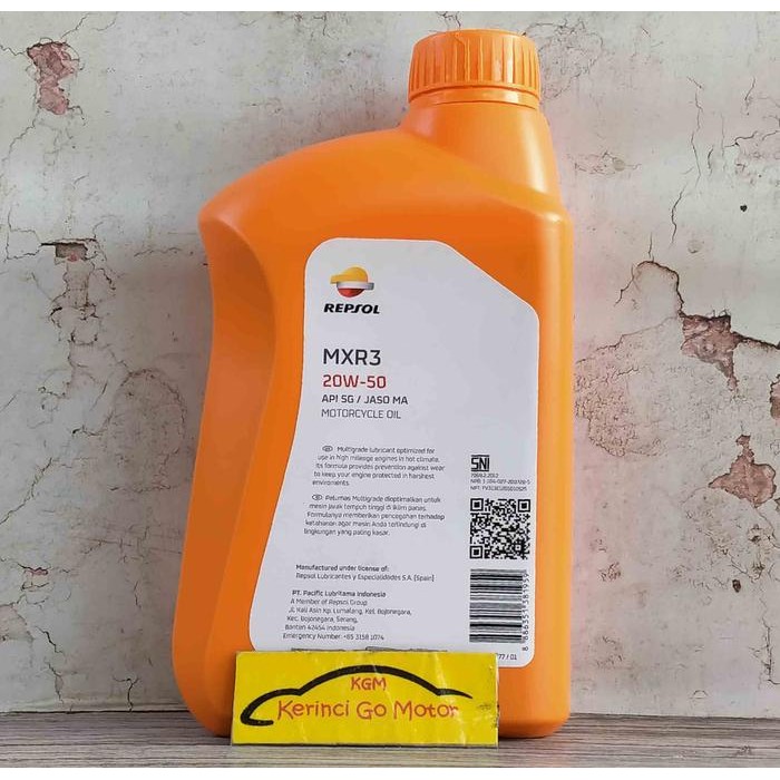 OLI REPSOL MOTO SUPER 20W-50 4T 1L - OLI MOTOR REPSOL 20W50 4T SUPER