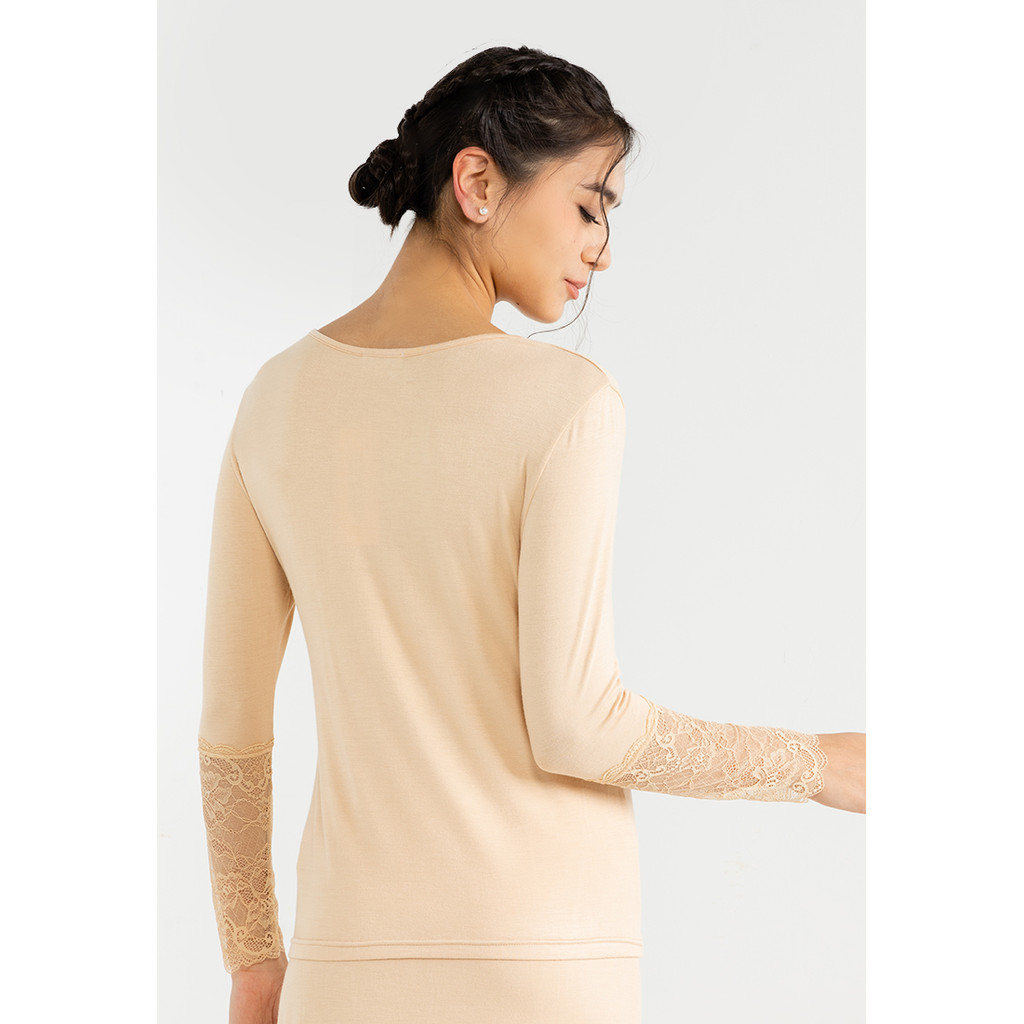 Zalia Basics - Lace Inner Top Pack of 2 (Wanita) (Nude)