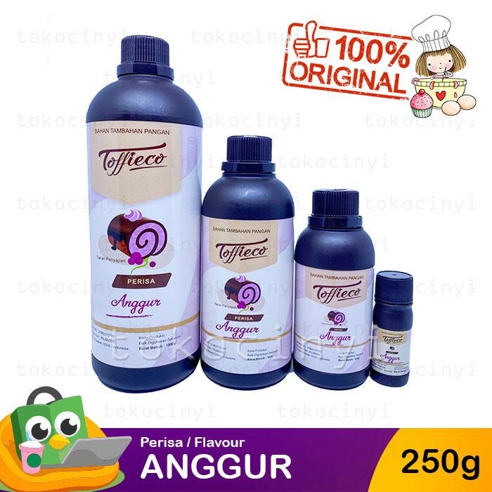 

LEZAT- Toffieco Flavour / Perisa - Grape / Anggur 250 Gr