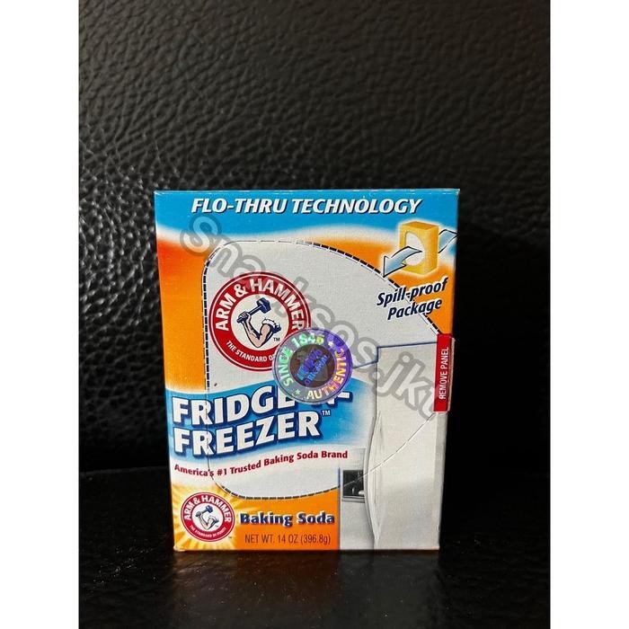 

LEZAT- Baking Soda Fridge And Freezer Asli Usa Merk Arm & Hammer 396.8Gr