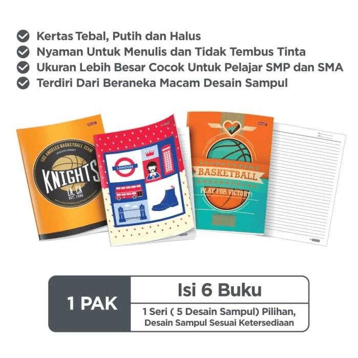 

Hot Sale! Buku Tulis Campus Boxy Bigboss 42 Lembar Isi 6 Sekolah Smp Sma Smk