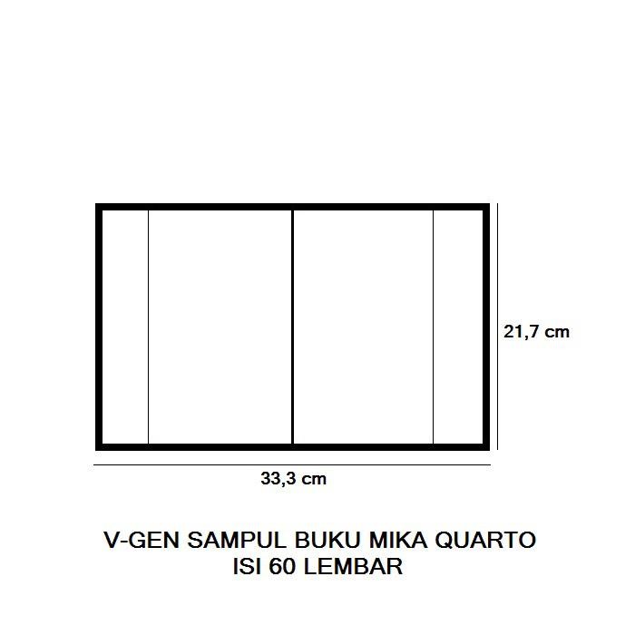 

Sampul Buku Plastik Mika Kwarto Isi 60 Lembar Sidu Quarto Kuarto