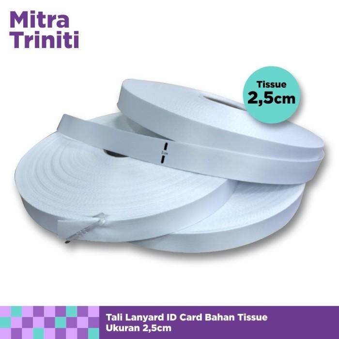 

promo tali lanyard tissue printing sublim 2,5 cm bahan premium