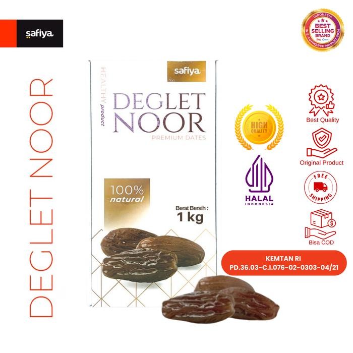 

NATURE- Safiya Kurma Tunisia Madu 1 Kg Deglet Noor Tanpa Tangkai