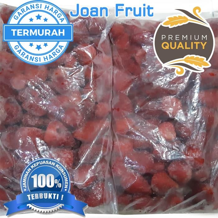 

NATURE- Buah Beku Strawberry Stroberi Frozen 1Kg Termurah Se Indonesia Dijamin
