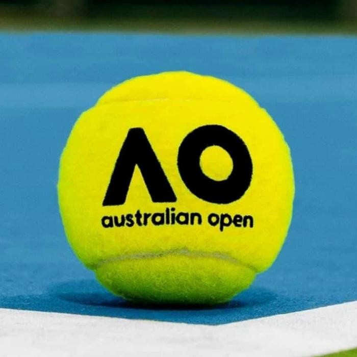 Re Dunlop Ao Tennis Ball Australian Open Isi 4 Bola 100% Original