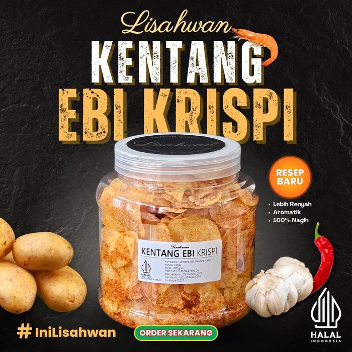 

Siap Kirim Kentang Ebi Krispi Lisahwan 200g - Shopee