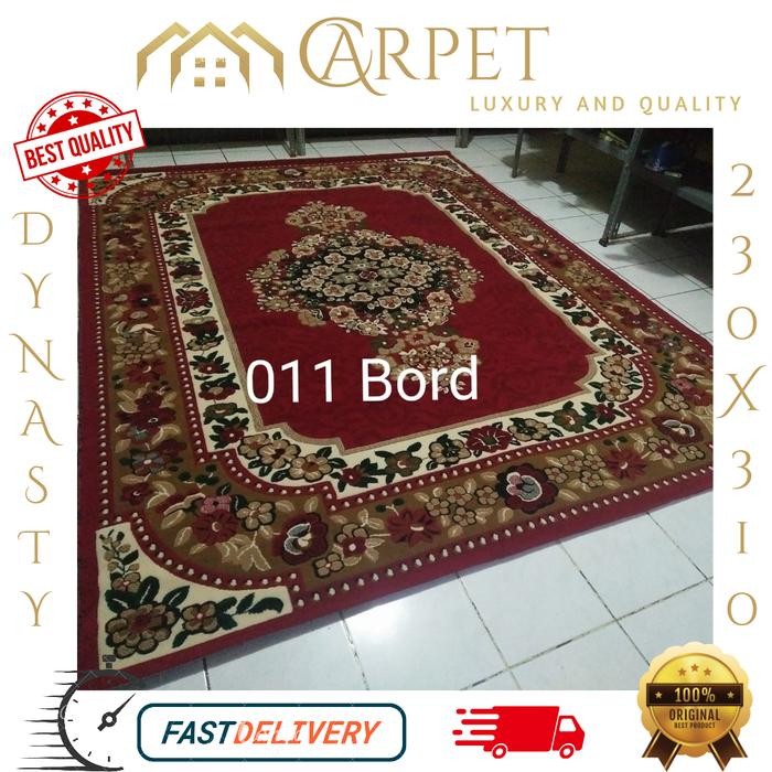 karpet dynasty 230x310 karpet super jumbo merah cream hijau